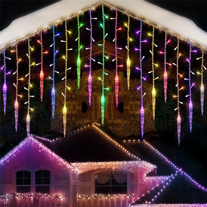 Christmas Lighting LED Icicle Fairy Curtain Light