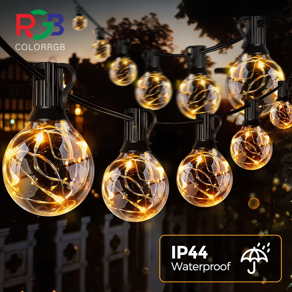 Solar Patio String Light 11 Lights