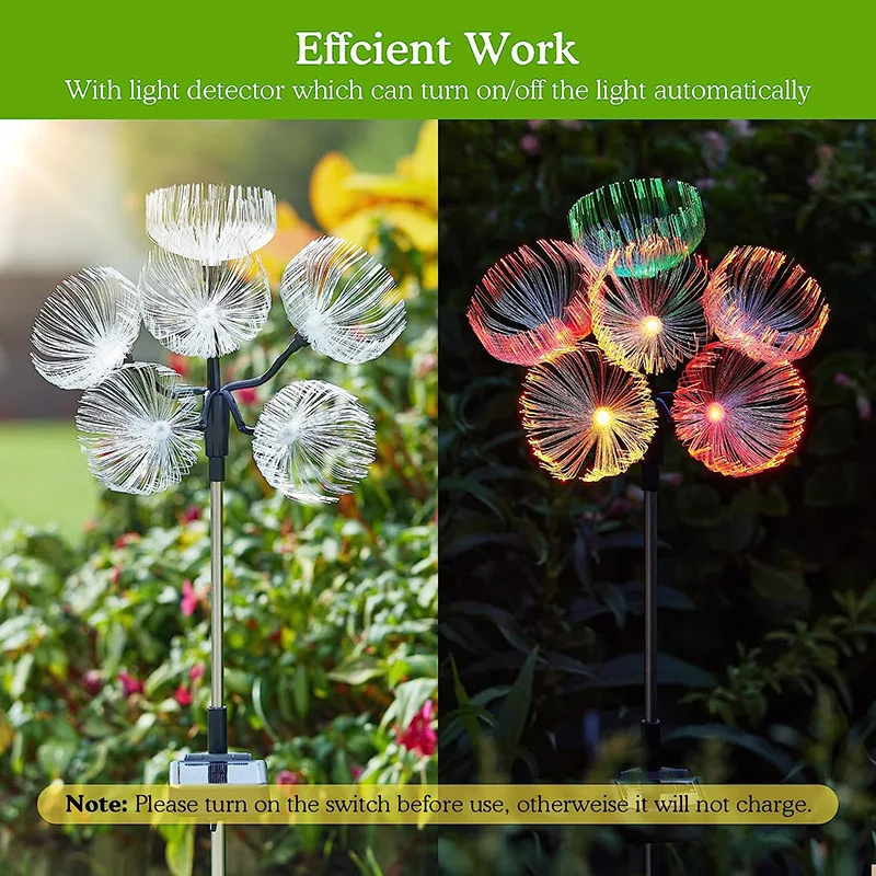 Solar LED jellyfish garden lights