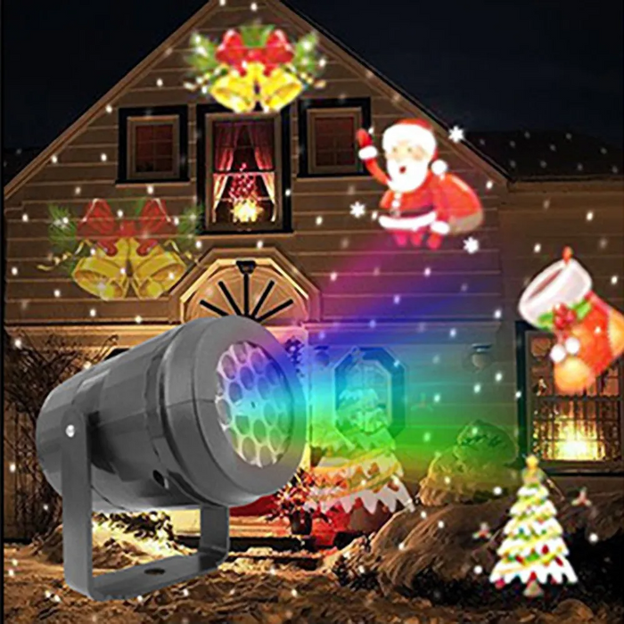 Projecteur laser LED de flocons de neige pour Noël