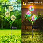 Load image into Gallery viewer, Outdoor Solar Garden Lights with 2 Modes Solar Dandelion Flowers
