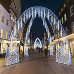 Load image into Gallery viewer, LED Meteor Shower Fairy String Garland Curtain Lights
