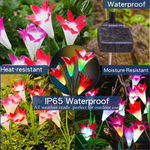 Load image into Gallery viewer, Artificial Lilies Waterproof LED Solar Garden Light
