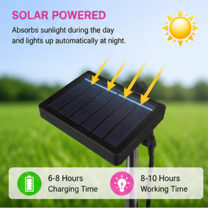 Solar Hummingbird Garden Light - LED Outdoor Decorative Stake Light