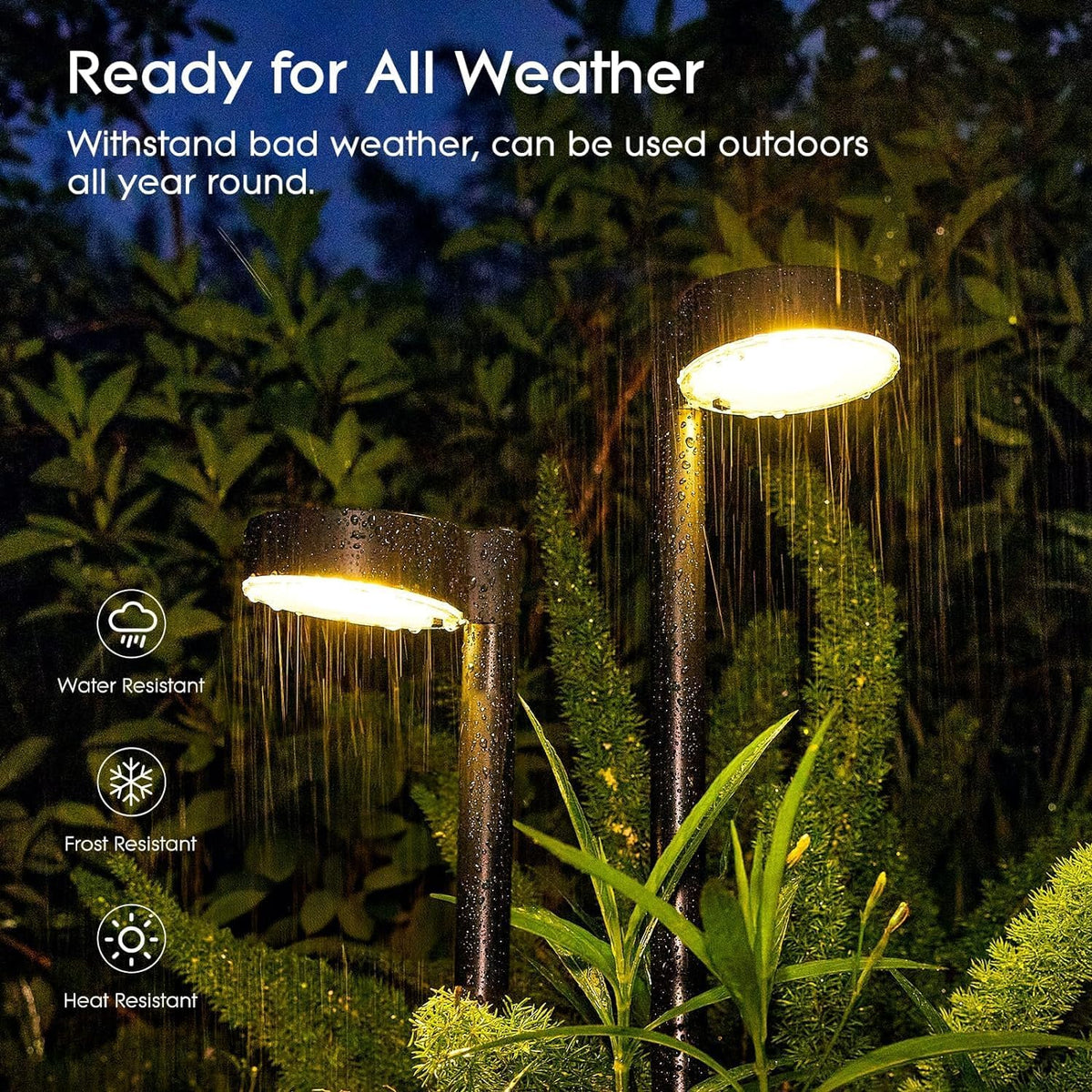 DAYBETTER Solar Pathway Lights Outdoor, 8 Pack Solar Powered Landscape Lights Ip65 Waterproof Auto On Off Outdoor Lights Outside Yard Walkway Patio Ga DAYBETTER Solar Pathway Lights Outdoor, 8 Pack Solar Powered Landscape Lights Ip65 Waterproof Auto On Off Outdoor Lights Outside Yard Walkway Patio Ga