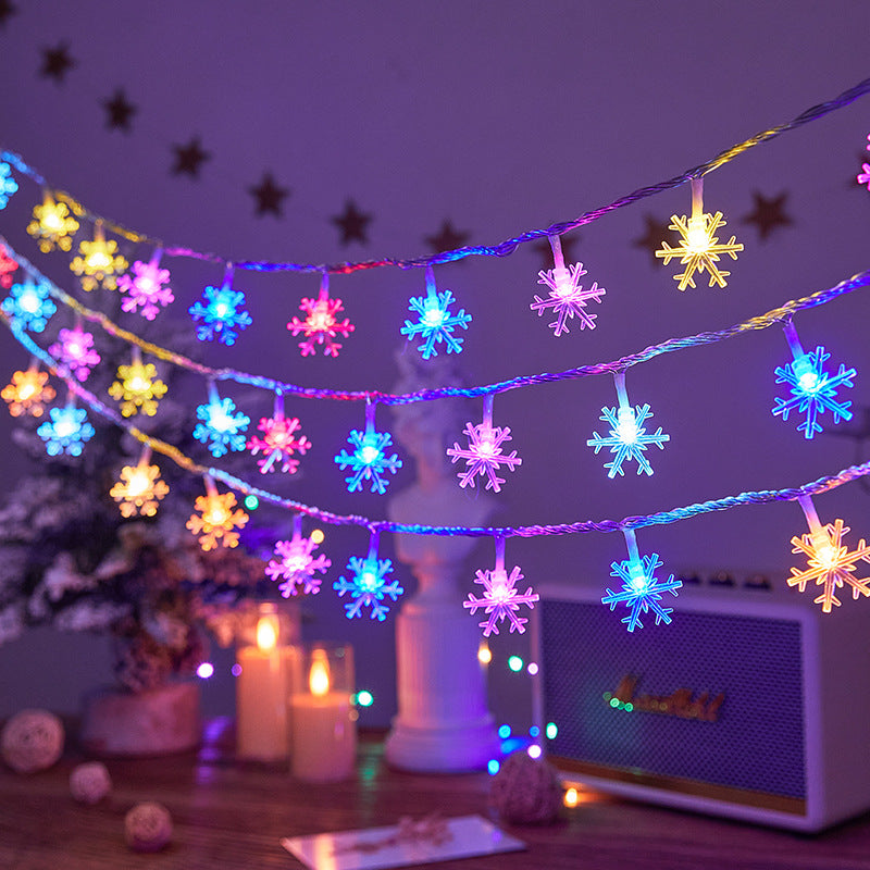 LED Snowflake Christmas Decoration Lights