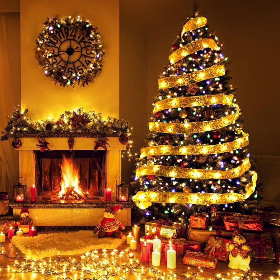 New Christmas Tree Ribbon Lights