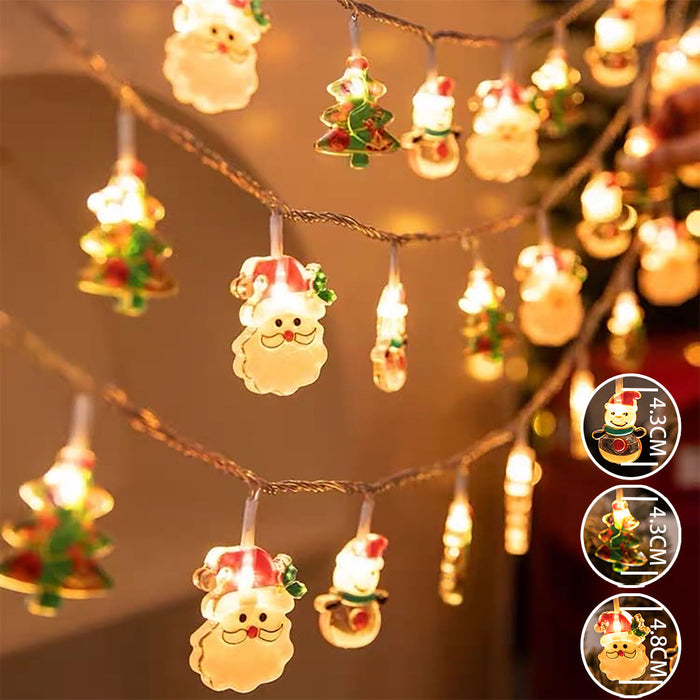 Guirlande lumineuse de Noël en forme de sapin
